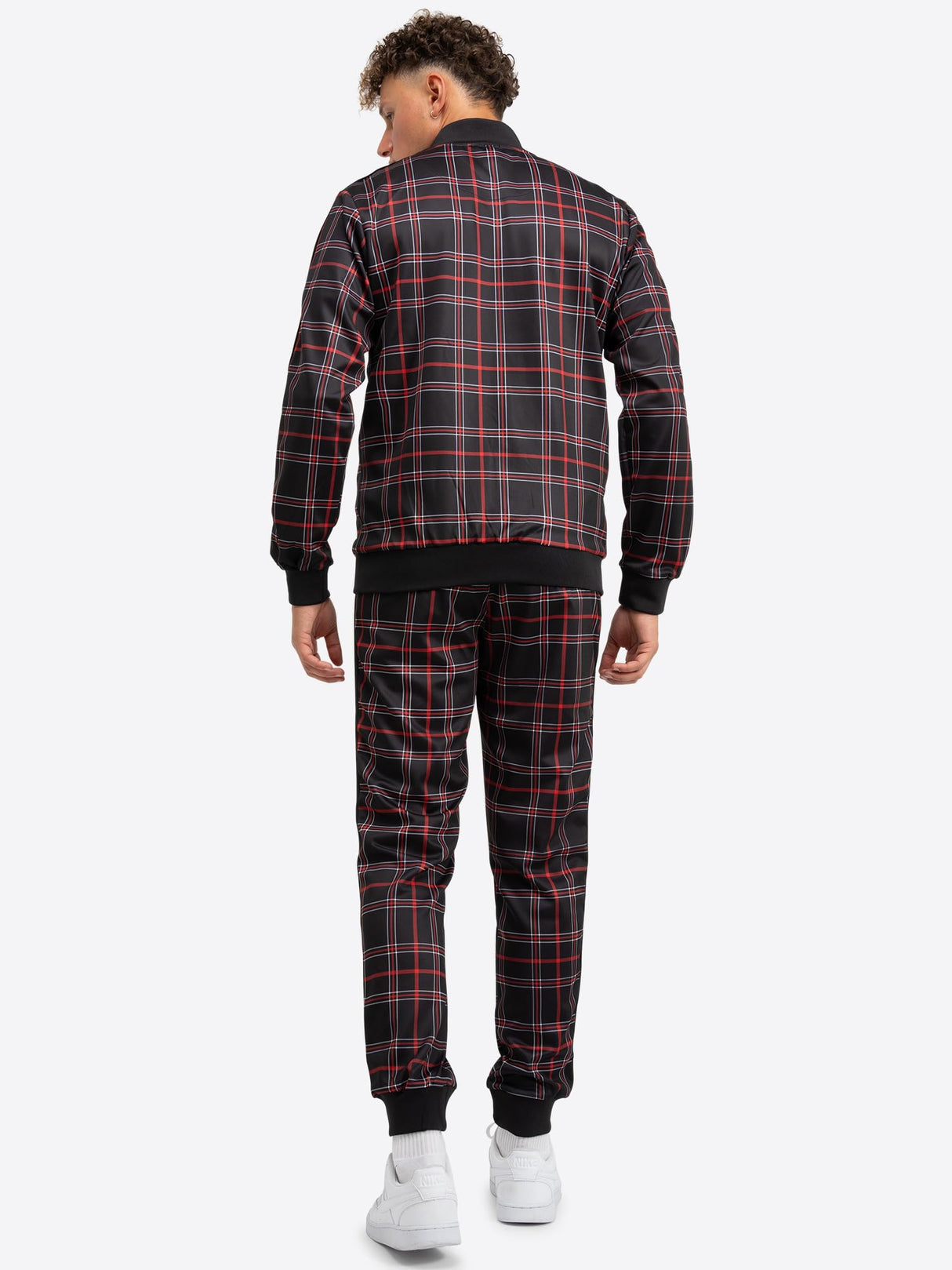 Lonsdale Welwyn Traje, Negro, Rojo y Blanco, M Hombres