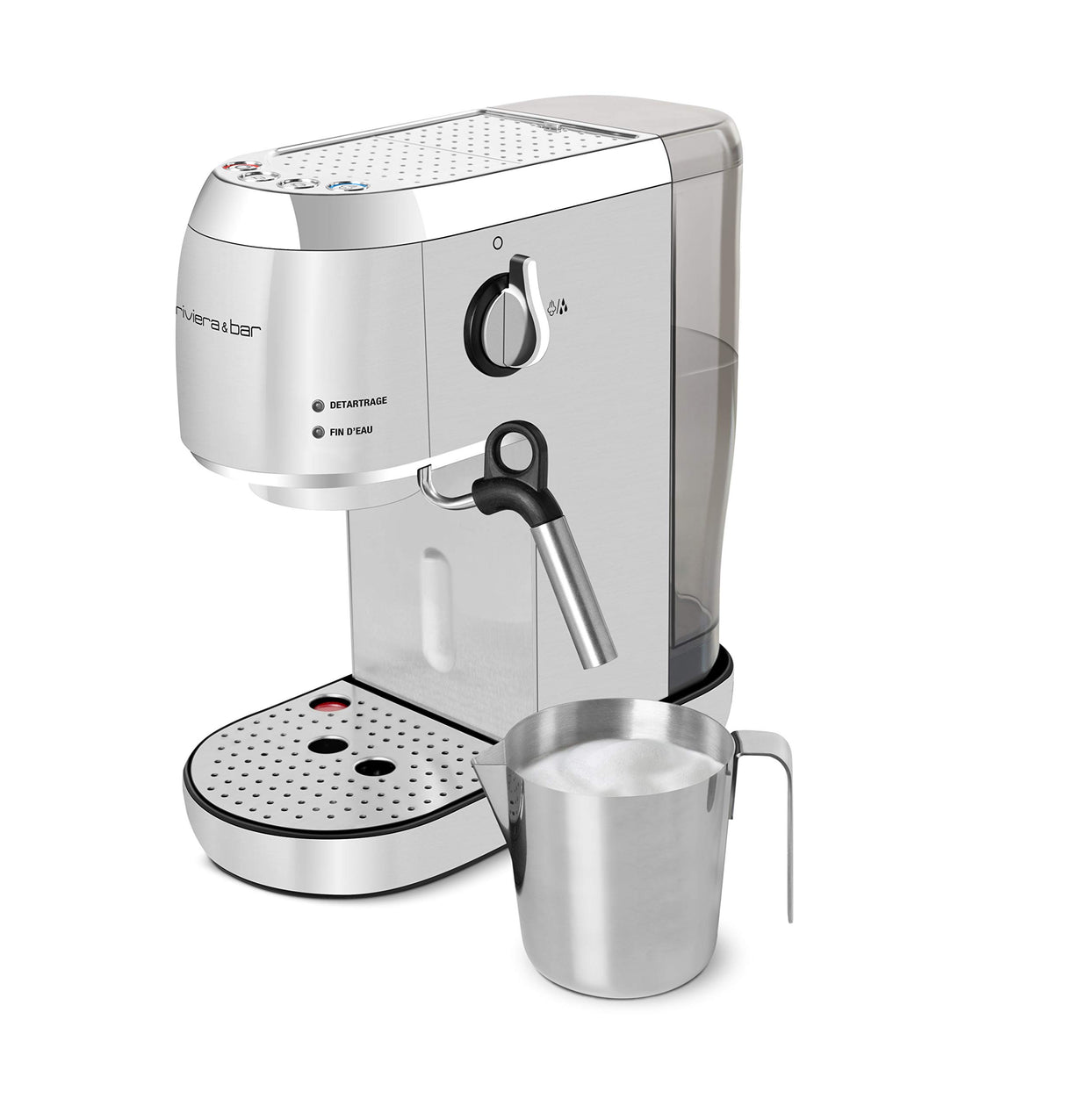 Riviera-et-Bar BCE450 - Máquina automática de expreso, color plateado