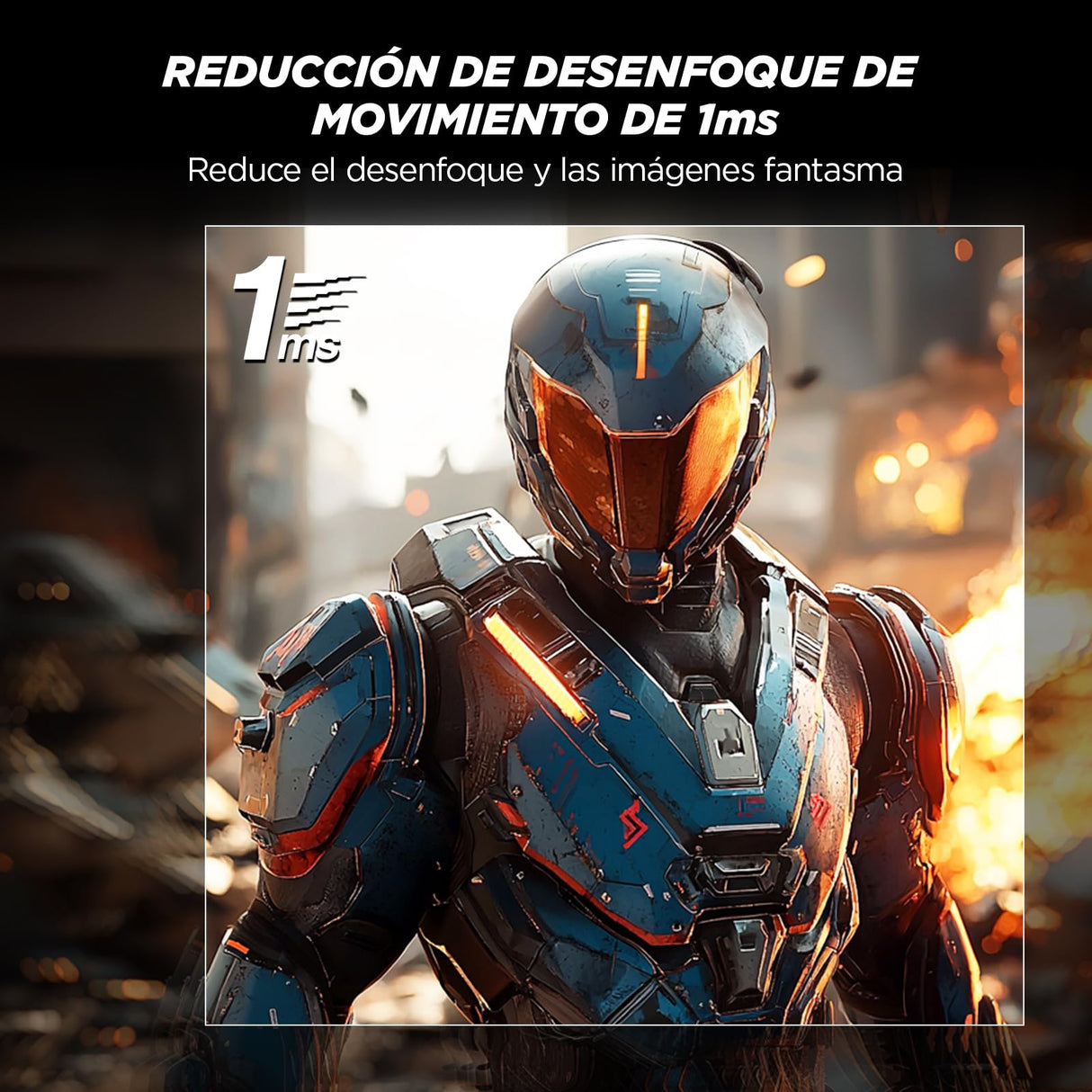 KOORUI G2411P Monitor 24 Pulgadas Gaming Full HD Fast IPS, 200Hz, 1080P, MPRT 1ms, 90% DCI-P3, HDR400, VESA, Adaptive Sync, Inclinación, Eye Care, 2xHDMI 2.0, DP 1.4