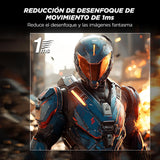 KOORUI G2411P Monitor 24 Pulgadas Gaming Full HD Fast IPS, 200Hz, 1080P, MPRT 1ms, 90% DCI-P3, HDR400, VESA, Adaptive Sync, Inclinación, Eye Care, 2xHDMI 2.0, DP 1.4