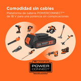 BLACK+DECKER Taladro percutor inalámbrico SDS-Plus 18V, batería 4,0Ah, cargador 2A, caja del kit, mango ajustable, luz LED, BCD900M1K-QW