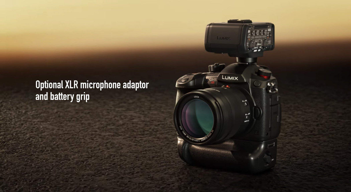 Panasonic Lumix DC-GH5S - Cámara EVIL de 10.28 MP, ISO Base Nativo Dual, Visor OLED, 4K DCI, TC IN/OUT, RAW 14 bits, Pantalla Táctil, Color Negro
