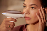 Philips Lumea Serie 7000, dispositivo de depilación IPL, alternativa de depilación láser, con recortadora compacta satinada, 2 accesorios para cuerpo y cara, modelo BRI921/00