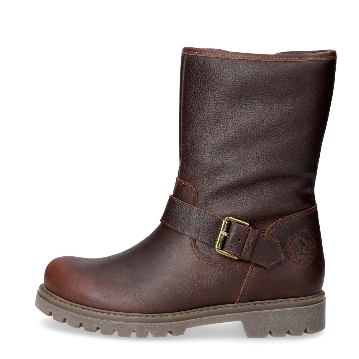 Panama Jack PT180071 Mujer Botas Estilo Motero, Marrón (Castaño B23), 38 EU