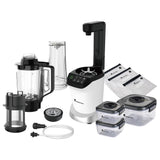 MasterPRO Trio Nutrimix - Kit Mezclador 3en1 - Juego de Batidora al Vacío - Panel Deluxe - Motor 127V hasta 20.000 RPM - Bomba De Vacío Desmontable - Jarra Calefactora Tritan 1,5L - Vaso Tritan 700ml