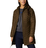 Columbia Powder Lite Mid Jacket Chaqueta, Olive Green, XS Mujer