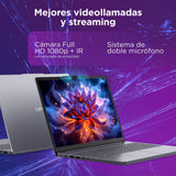 Lenovo IdeaPad Slim 3 Gen 11 – Ordenador Portátil 15.3" WUXGA (Intel Core Ultra 5 322, Copilot+ PC, 16 GB RAM, 1 TB SSD, Wi-Fi 6, USB-C, Windows 11 Home) Teclado QWERTY Español - Gris Luna