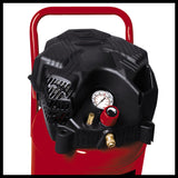Einhell Compresor (1500 W, bajo nivel de aceite y mantenimiento, reductor de presión, manómetro)