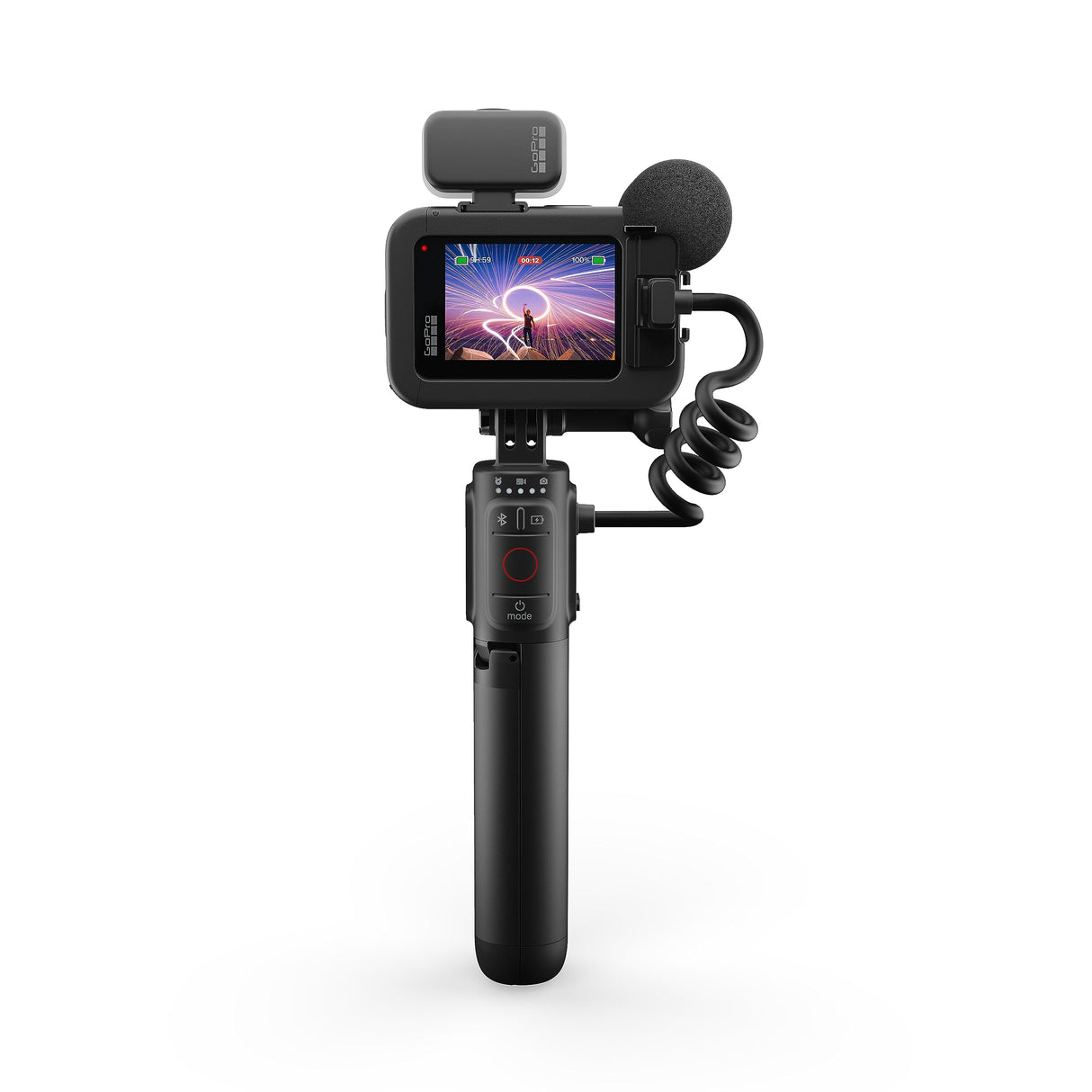 GoPro HERO12 Black Creator Edition: Incluye HERO12 Black, Volta (Agarre de batería, trípode, Control Remoto), Media Mod, Light Mod, batería Enduro y Estuche de Transporte