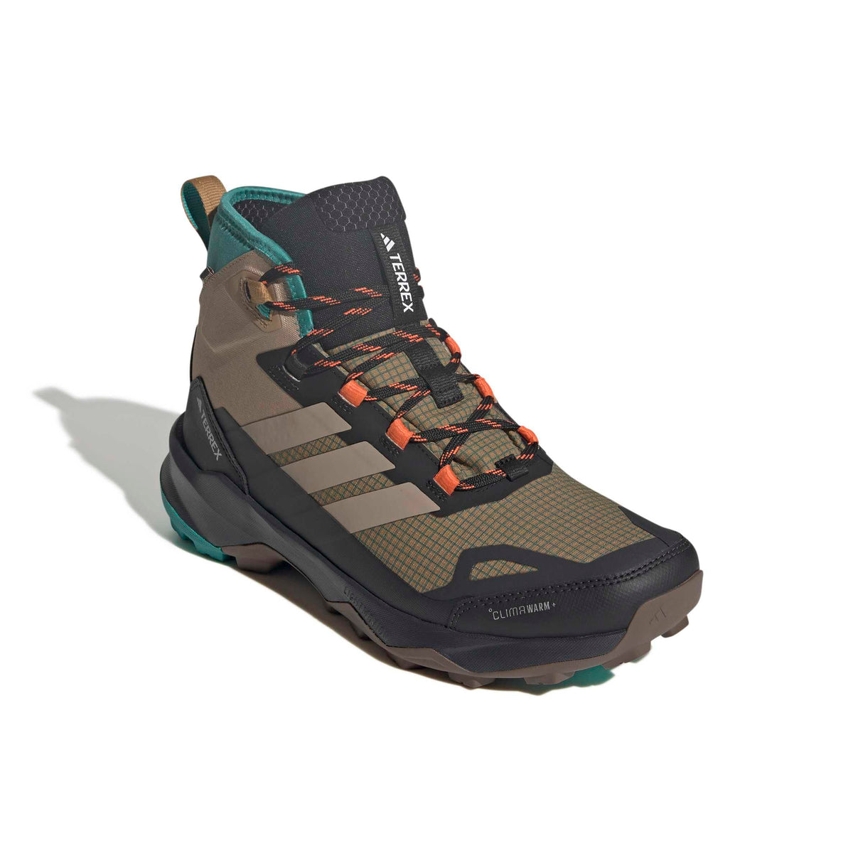 adidas Terrex Skychaser AX5 Mid Gore-Tex Climawarm+ Hiking Shoes, Zapatos de Senderismo Hombre, Cardboard/Blanch Cargo/Pure Teal, 42 EU
