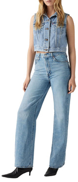 Levi's Ribcage Leg H223 Jeans, Far and Wide, 29W x 30L Mujeres