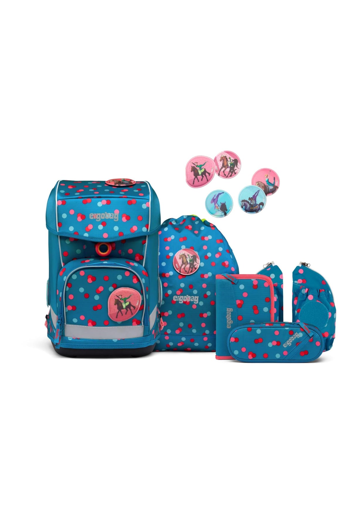 ergobag Cubo Light Schoolbag Set 5-Teilig VoltiBär