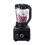 Braun Batidora PowerBlend JB 9040 de Válvula Triangular, 10 Ajustes de Velocidad Manual + Botón Pulse, Motor de 1600W, Vaso de 2L, Fácil de Limpiar, Negra