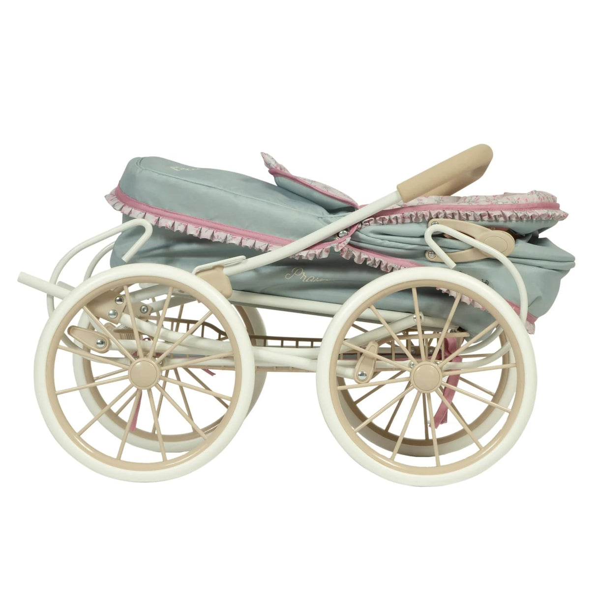 Coche Muñeca Plegable Con Sombrilla Provenza 46X68X81Cm. Bolso Convertible En Canastilla.
