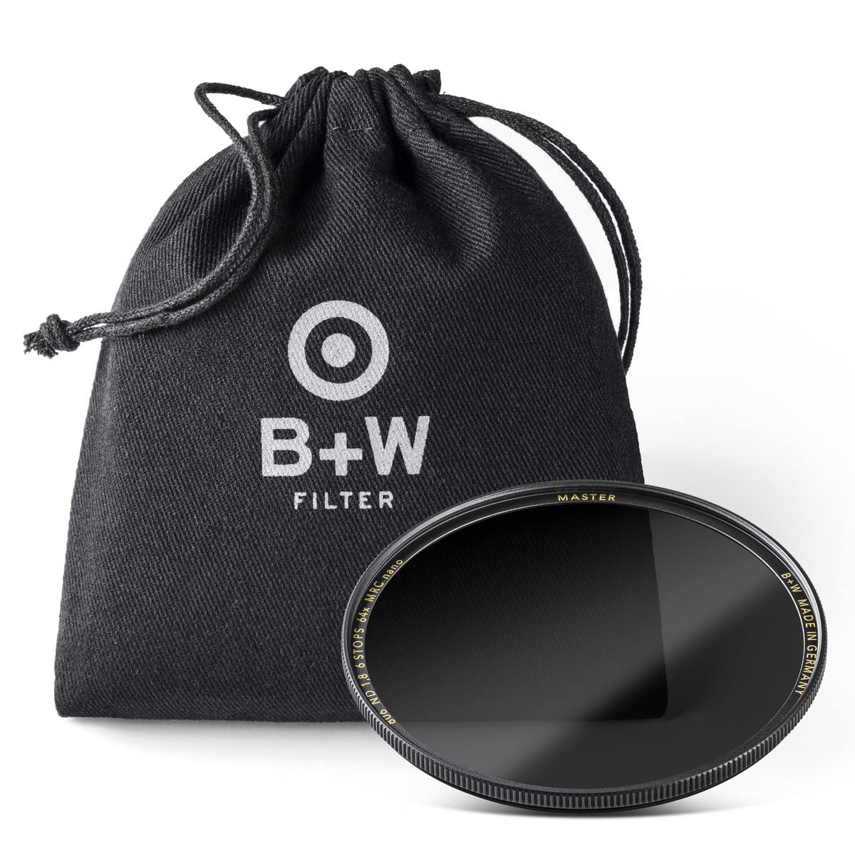 B+W Filtro Gris ND 1,8 MRC Nano Master de 82 mm (16 Recubiertos, Fino, Premium), Color Negro
