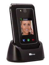 TTfone Titan TT950 Whatsapp 3G Pantalla táctil Senior Big Button Flip Teléfono móvil: fácil y fácil de Usar (con Cargador de Coche y Estuche)