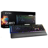 EVGA Z20 RGB Optical Mechanical Teclado de Juegos, RGB Backlit LED, Interruptores Mecánicos Ópticos (Linear)