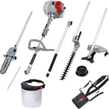 IKRA Multiherramienta IBKH 33-1 Gasolina 4en1 Herramienta multifunción para jardín Incl. Escudo Protector y Lima de Cadena