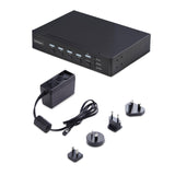 StarTech Switch KVM DisplayPort 4 Puertos Multivista Mouse Roaming 4K 60Hz