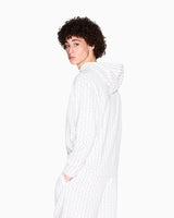 Armani Exchange Essential, All Over Logo Sudadera con Capucha, Off White/Ash Allover, L para Hombre