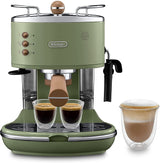DeLonghi ECOV 311.GR Cafetera automática independiente, 1100 W, 1,4 L, 15 bares, acero inoxidable, verde