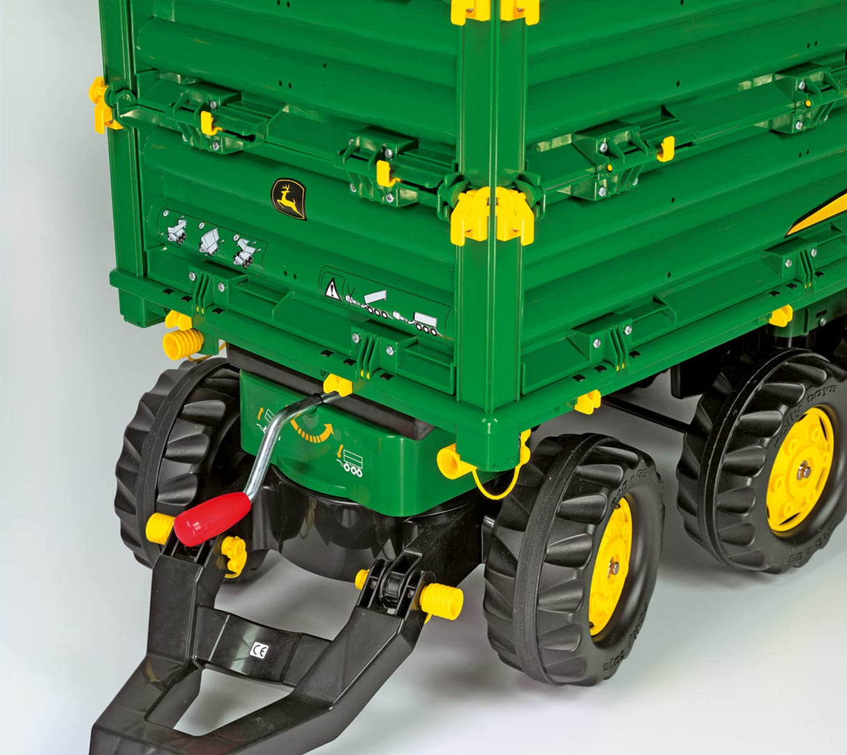 Rolly Toys 12/504/3 Rollymulti Trailer John Deere - Remolque de juguete de 3 ejes , Modelos/colores Surtidos, 1 Unidad