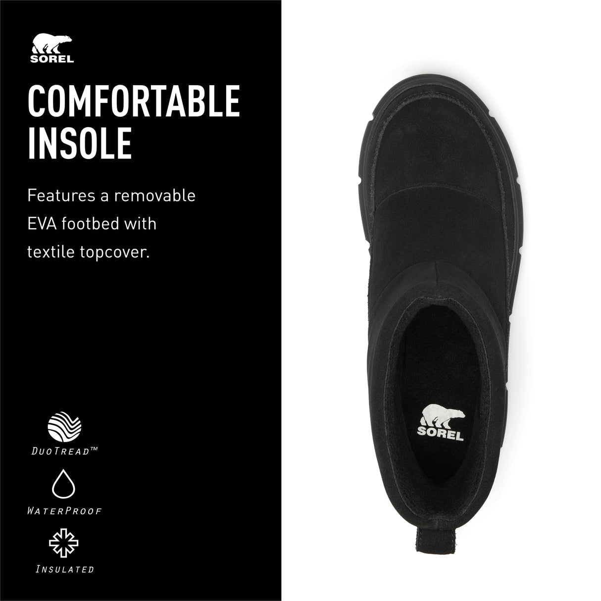 Sorel Explorer 3 Slip-On WP, Botas de moda, Mujer, Black Sea Salt, 39.5 EU