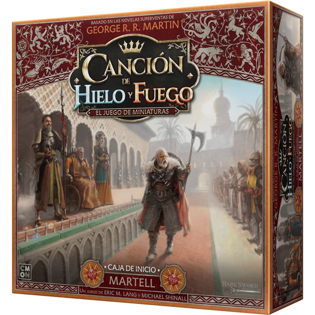 CMON - Canción de Hielo y Fuego - Caja de Inicio Martell - Juego de Miniaturas en Español