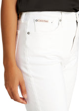 Calvin Klein Vaqueros Mujer Mom tobillero, Azul (Denim Light), 28W/30L