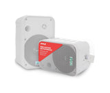 Pyle par de Altavoces de Pared, Techo, Inalambrico, Impermeable, Waterproof, Exteriores, Interiores, Par de 3.5” de 3 vias, Activo, Pasivo. Color Blanco