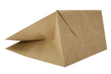 Carte Dozio S.r.l. - Bolsas de papel kraft con fondo cuadro, color Habana asa plana, 27 + 17 x 29 cm, 300 unidades