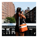 Gomatic Luma Camera Sling 12 L – Bandolera Cámara Resistente al Agua, Organizador Tech con RFID, para DSLR, Mirrorless, Objetivos y Drones – Diseñado por Peter McKinnon – Rust