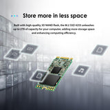 Transcend SSD 425S 2TB 42mm SATA III SSD Interno 3D NAND para Actualización de Portátil/Escritorio - TS2TMTS425S