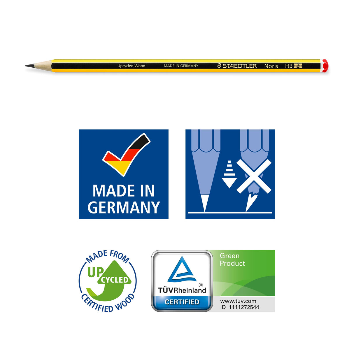 STAEDTLER Lápiz NORIS 120-2 Madera