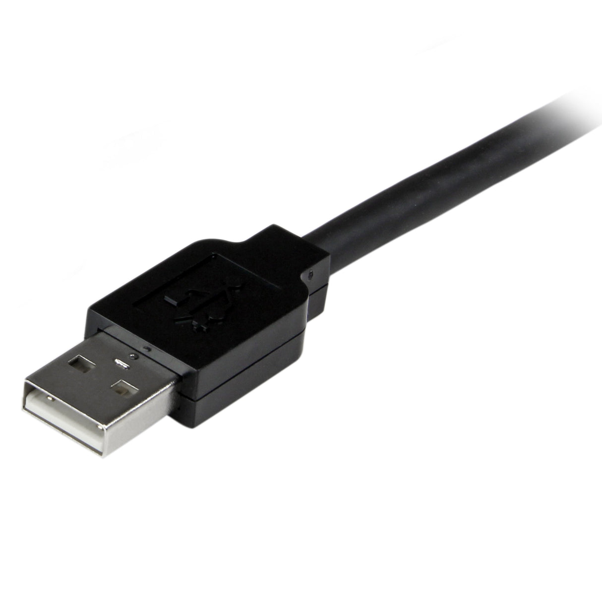 StarTech USB2AAEXT35M - Cable de extensión alargador, USB 2.0, Alta Velocidad, 35 m, Negro