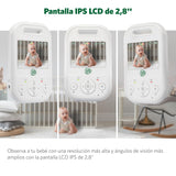 LeapFrog LF2513 with Macchina Photografica, Pan and Tilt Video, 2.8 Polici Display, Visione nottura, portata 300 m, 12H Long Battery Life, Sonno Lenitivo Canzoni
