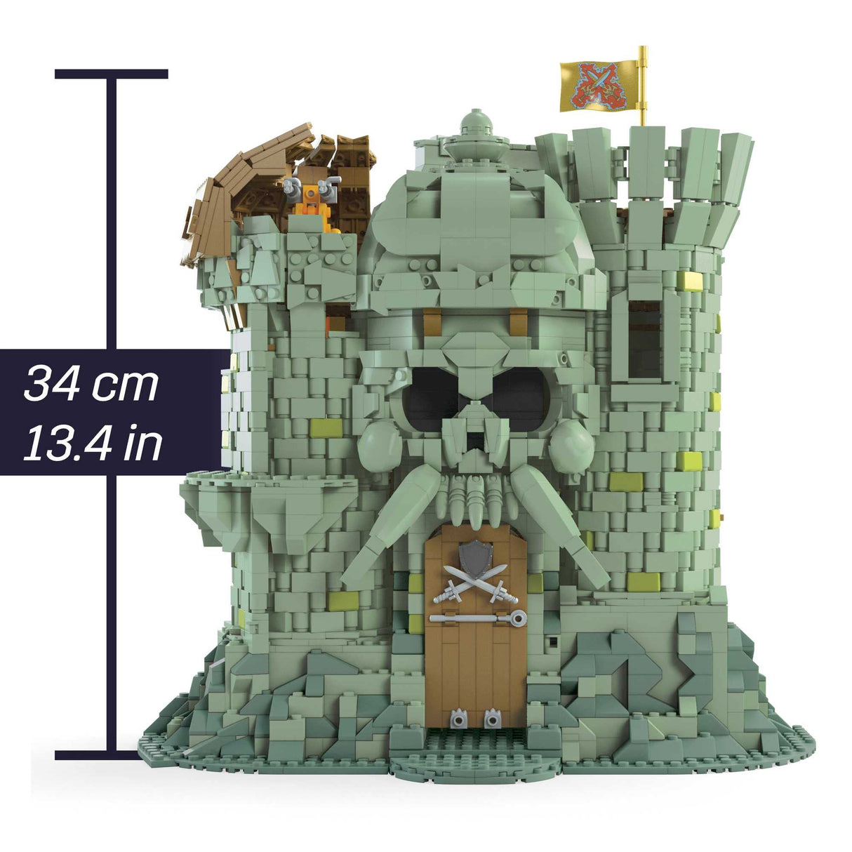 Mega Construx™ Masters of The Universe™ Castillo Grayskull, Juguete de construcción niños +14 años (Mattel GGJ67)