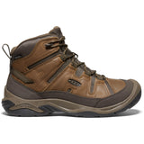 KEEN Circadia Mid Waterproof, Botas para Senderismo Hombre, Bison/Brindle, 42 EU