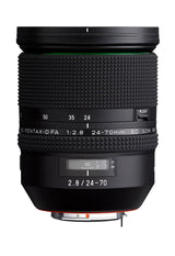 Pentax HD FA 24-70 mm F2.8ED SDM WR Zoom Estándar de Alto Rendimiento 24 mm Ultra Angular Construcción Resistente al Clima Potencia de Imagen Excepcional Cristal ED Lentes Asféricas Recubrimiento HD, Negro