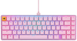 Glorious Gaming GMMK 2 Compact 65% - Teclado gaming mecánico, compacto TKL 65%, carcasa de aluminio, personalizable, keycaps dobles, switches Fox, RGB, distribuciones QWERTY estadounidense - Rosa