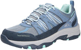 Skechers Lookout Point, Punto de Mirador Trego Mujer, Slate Leather/Mesh/Trim, 40 EU