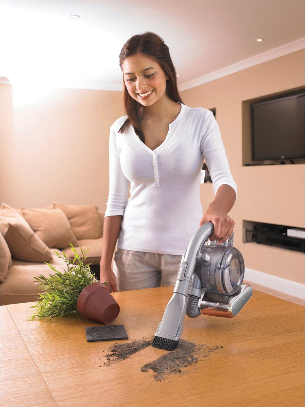 Black+Decker dustbuster Flexi Aspiradora de Mano 18V, PD1820L-QW