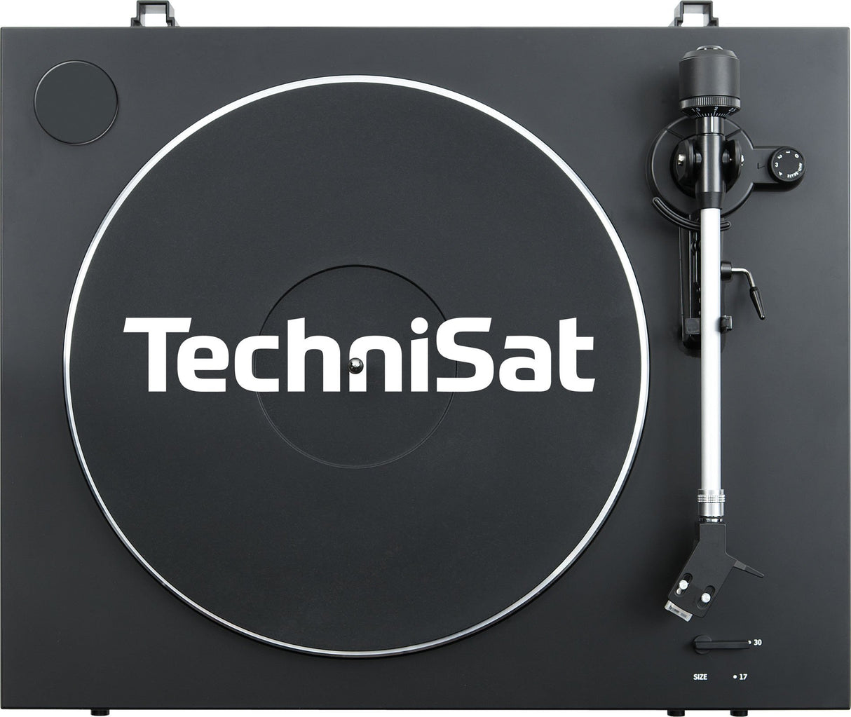 TechniSat TechniPlayer LP 200 - Tocadiscos (Tocadiscos de tracción por correa, Negro, Plata, Aluminio, 45 RPM, 0,25%, 3,6 kg)
