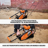 Evolution Power Tools H320-P Hulk compactador de gasolina, Ideal para Nivelar Pavimento, Preparación de Terreno de Césped Artificial, Patio, Albañilería - 2 Años de Garantía