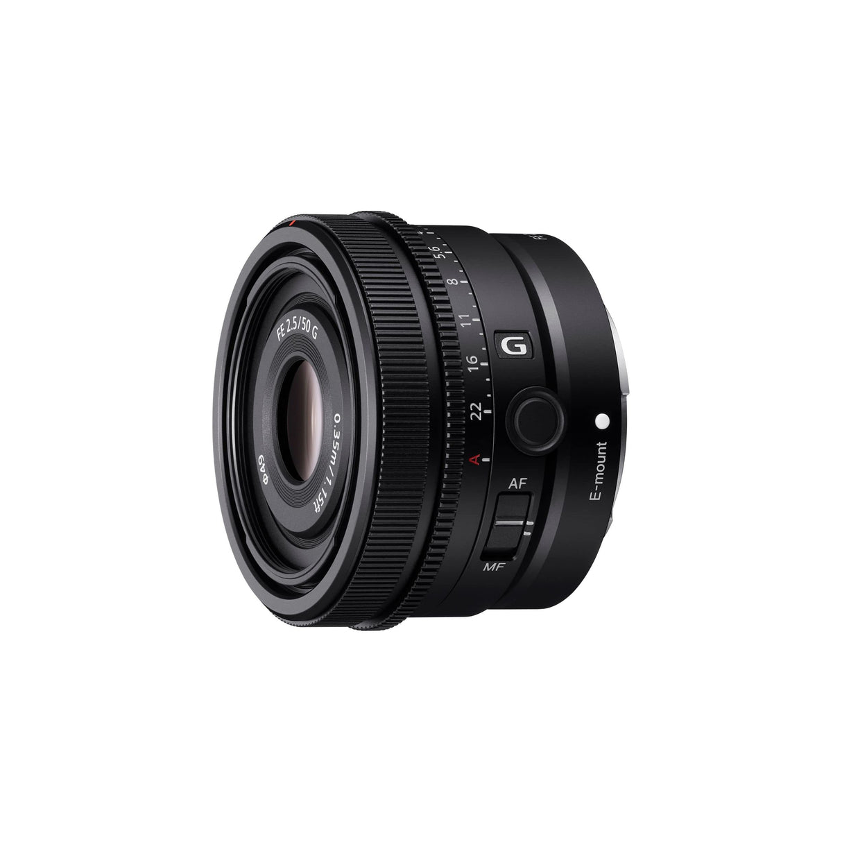 Sony SEL50F25G - Objetivo Full-Frame FE 50mm F2.5 G (Objetivo para Retratos, Gran Angular, Prime, Serie G), Negro