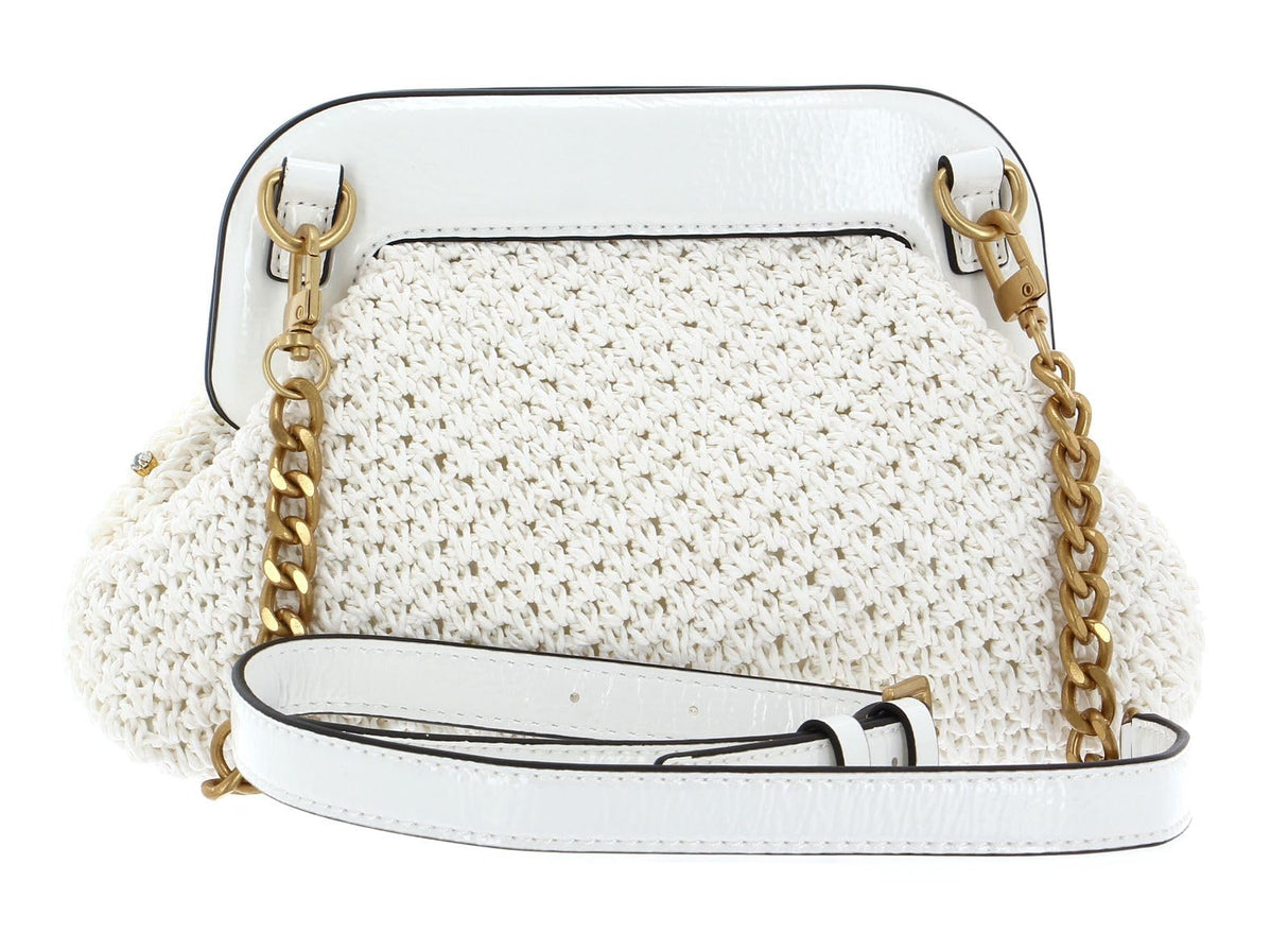 GUESS SICLIA Small Frame C, Bolsa para Mujer, WHI