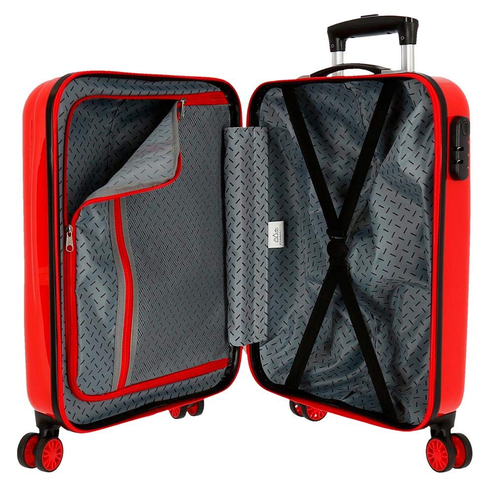Disney Cars Lightning Mcqueen Maleta de cabina Rojo 38x55x20 cms Rígida ABS Cierre de combinación lateral 34L 2,7 kgs 4 Ruedas Dobles 0