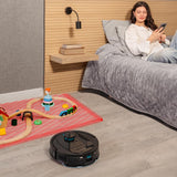 Cecotec Robot Aspirador y Base Autovaciado Conga 7690 Immortal MAX Home M, Navegación Laser, Succión 5000 Pa, hasta 220min Autonomía, Base, 2,5L, Control App, 4en1 Barre, aspira, friega y Pasa mopa