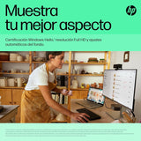HP 620 Webcam - Full HD, 1920 x 1080, videoconferencias, autoenfoque, micrófono Integrado, Windows Hello, Teams, Zoom, Google Meet, Twitch, Youtube, Streaming - Color Negro