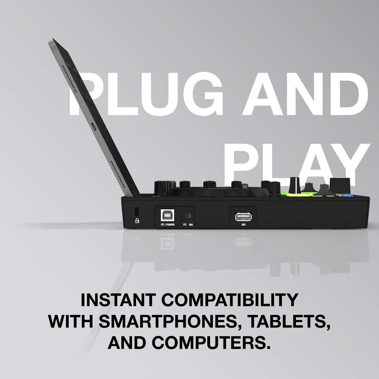 Reloop Buddy Controlador DJ de alto rendimiento y muy compacto para el software djay en todas las plataformas iOS, Mac, PC, Android, iPadOS